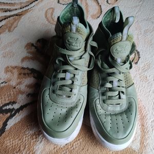 Nike Air Force 1 Ultraforce Hightop Olive Green Size 8